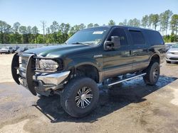 Salvage cars for sale from Copart Harleyville, SC: 2002 Ford Excursion XLT
