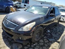 Vehiculos salvage en venta de Copart Martinez, CA: 2012 Infiniti G37 Base