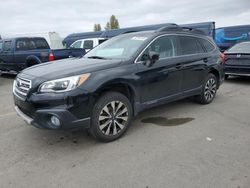 Salvage cars for sale at Vallejo, CA auction: 2017 Subaru Outback 2.5I Limited