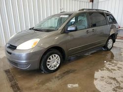 Salvage cars for sale at Franklin, WI auction: 2005 Toyota Sienna CE