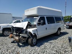Salvage trucks for sale at Dunn, NC auction: 2010 Ford Econoline E350 Super Duty Van