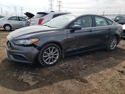 Carros salvage a la venta en subasta: 2017 Ford Fusion SE Hybrid