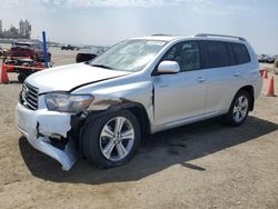 Salvage cars for sale at San Diego, CA auction: 2008 Toyota Highlander Sport