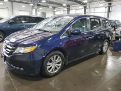 Salvage cars for sale at auction: 2017 Honda Odyssey EXL