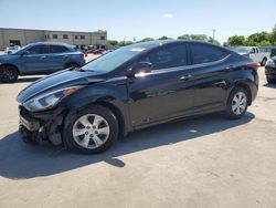 Salvage cars for sale at Wilmer, TX auction: 2016 Hyundai Elantra SE