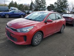 Salvage cars for sale from Copart Denver, CO: 2020 KIA Rio LX