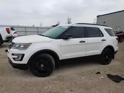 Salvage cars for sale from Copart Appleton, WI: 2017 Ford Explorer Sport