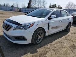 Salvage cars for sale from Copart Bowmanville, ON: 2015 Hyundai Sonata Sport