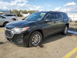 Salvage cars for sale at Pennsburg, PA auction: 2021 Chevrolet Traverse LS
