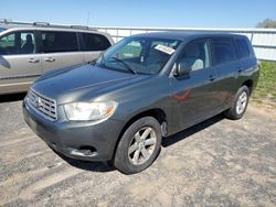 Salvage cars for sale from Copart Mcfarland, WI: 2008 Toyota Highlander