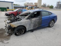 Burn Engine Cars for sale at auction: 2015 Chrysler 200 S