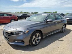 Salvage cars for sale at Kansas City, KS auction: 2018 Honda Accord EXL