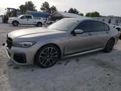 BMW salvage cars for sale: 2021 BMW 740 XI