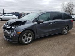 Salvage cars for sale from Copart London, ON: 2018 Honda Odyssey EXL