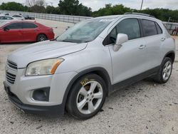 Salvage cars for sale from Copart San Antonio, TX: 2015 Chevrolet Trax LTZ