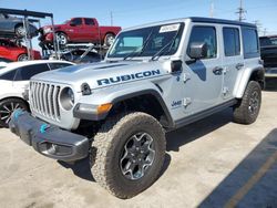 Jeep Wrangler salvage cars for sale: 2023 Jeep Wrangler Rubicon 4XE