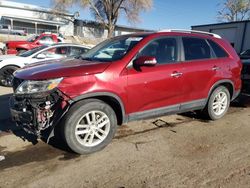Salvage cars for sale from Copart Albuquerque, NM: 2015 KIA Sorento LX