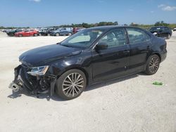 Salvage cars for sale at West Palm Beach, FL auction: 2016 Volkswagen Jetta Sport