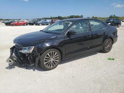 Salvage cars for sale from Copart West Palm Beach, FL: 2016 Volkswagen Jetta Sport