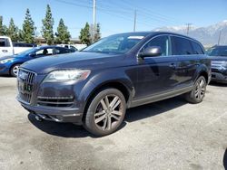 Salvage cars for sale from Copart Rancho Cucamonga, CA: 2012 Audi Q7 Premium Plus