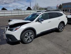 Salvage cars for sale at Littleton, CO auction: 2020 Subaru Outback Touring LDL