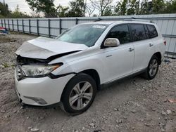 Salvage cars for sale from Copart Riverview, FL: 2013 Toyota Highlander Limited