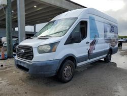 Salvage cars for sale at West Palm Beach, FL auction: 2016 Ford Transit T-250