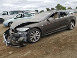 Salvage cars for sale at San Diego, CA auction: 2014 Tesla Model S