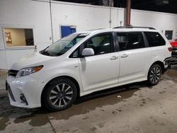 Salvage cars for sale from Copart Blaine, MN: 2018 Toyota Sienna XLE