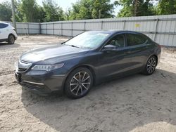 Salvage cars for sale at Midway, FL auction: 2015 Acura TLX Tech