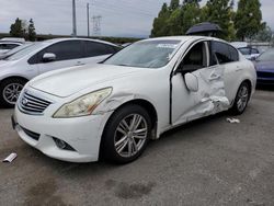 Infiniti Vehiculos salvage en venta: 2011 Infiniti G25 Base