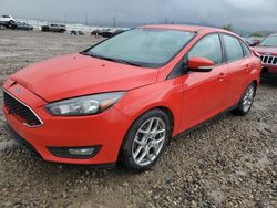 Salvage cars for sale from Copart Magna, UT: 2015 Ford Focus SE