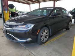 Salvage cars for sale at Wilmer, TX auction: 2015 Chrysler 200 Limited