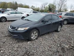 Salvage cars for sale at Chalfont, PA auction: 2013 Honda Civic LX