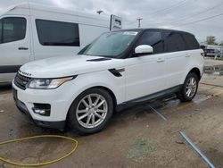 Salvage cars for sale from Copart Chicago Heights, IL: 2015 Land Rover Range Rover Sport SE