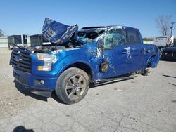 Salvage cars for sale from Copart Kansas City, KS: 2017 Ford F150 Supercrew