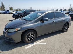 Salvage cars for sale at Rancho Cucamonga, CA auction: 2013 Honda Civic LX