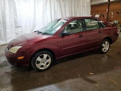 Salvage cars for sale at Ebensburg, PA auction: 2007 Ford Focus ZX4