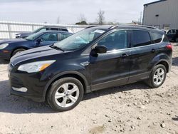 Salvage cars for sale from Copart Appleton, WI: 2014 Ford Escape SE