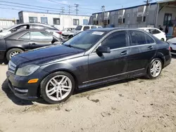 Salvage cars for sale at Los Angeles, CA auction: 2013 Mercedes-Benz C 250