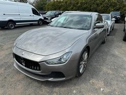 Salvage cars for sale at East Granby, CT auction: 2016 Maserati Ghibli S