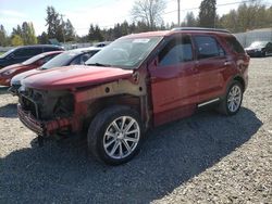 Salvage cars for sale from Copart Graham, WA: 2016 Ford Explorer Limited