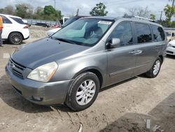 Salvage cars for sale at Riverview, FL auction: 2010 KIA Sedona EX