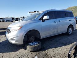 Salvage cars for sale at Colton, CA auction: 2016 Nissan Quest S