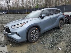 Salvage cars for sale at Waldorf, MD auction: 2020 Toyota Highlander XLE