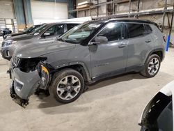 Jeep salvage cars for sale: 2021 Jeep Compass Limited