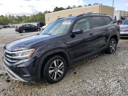 Salvage cars for sale at Ellenwood, GA auction: 2022 Volkswagen Atlas SE