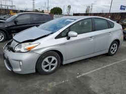 Salvage cars for sale from Copart Wilmington, CA: 2015 Toyota Prius