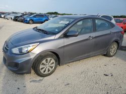 Salvage cars for sale at San Antonio, TX auction: 2015 Hyundai Accent GLS