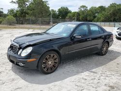 Salvage cars for sale from Copart Fort Pierce, FL: 2008 Mercedes-Benz E 350 4matic